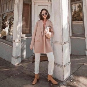 NWT Aritzia Wilfred Cherrelle Blazer in Limited Edition Color Grey Taupe